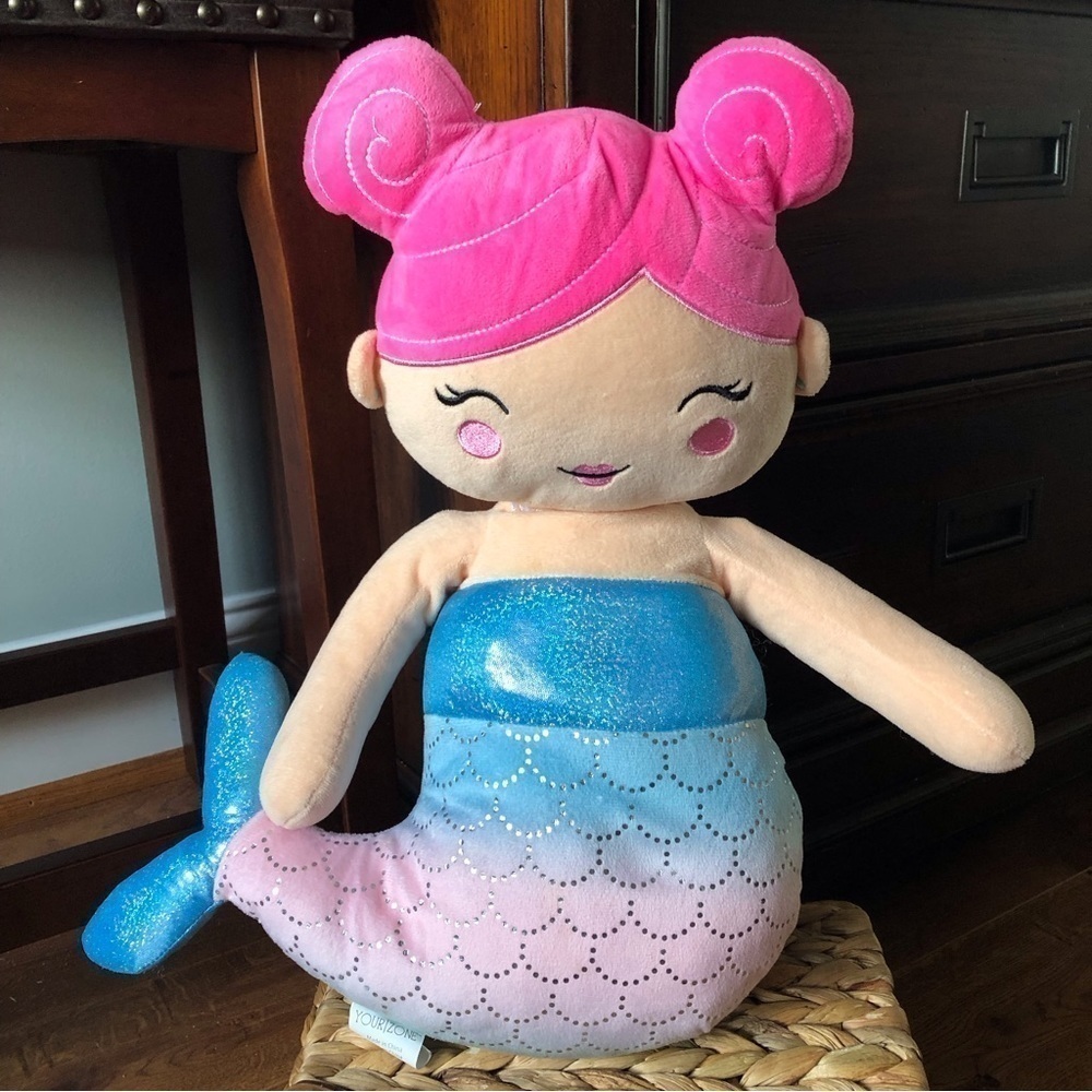 Large Mermaid pillow stuffed animal